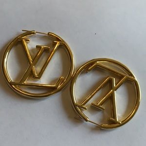 Louis Vuitton Louise Hoop GM Earrings